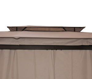Ersatzdach creme für Pergola Pavillon 4,5x3,5m wetterfest