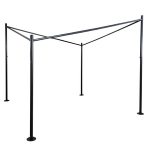 Stabiles Stahl Pergola Gestell 6cm für Garten & Terrasse