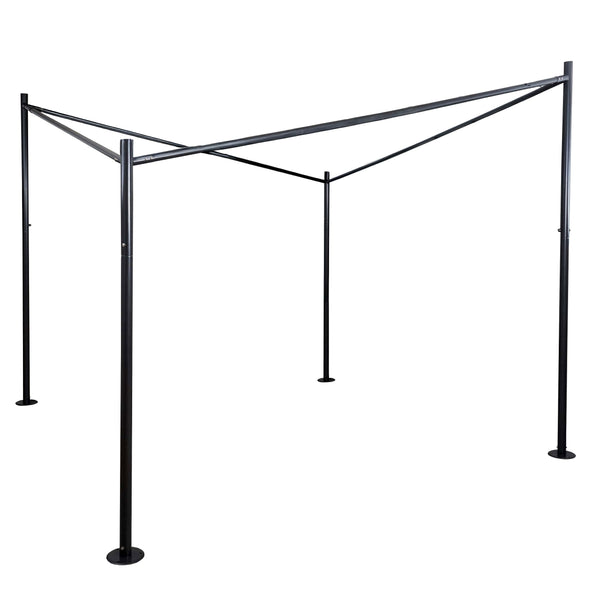 Stabiles Stahl Pergola Gestell 6cm für Garten & Terrasse
