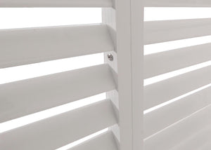 3er-Set Aluminium Lamellen für Pergola, 204x271cm, weiss