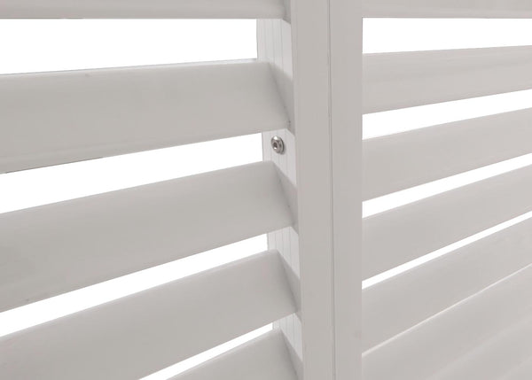 3er-Set Aluminium Lamellen für Pergola, 204x271cm, weiss
