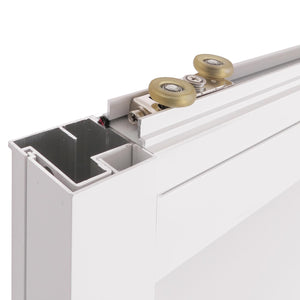 3er-Set Aluminium Lamellen für Pergola, 204x271cm, weiss