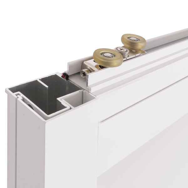 3er-Set Aluminium Lamellen für Pergola, 204x271cm, weiss