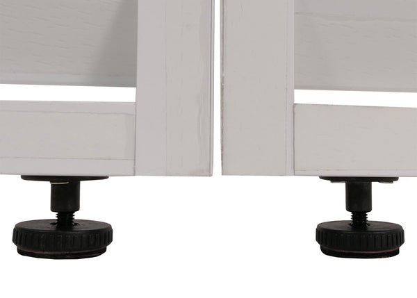 3er-Set Aluminium Lamellen für Pergola, 204x271cm, weiss