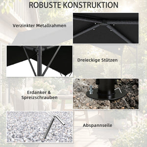 Pergola Pavillon wasserabweisend stabil winterfest Sonnenschutz 3x3m