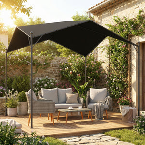 Pergola Pavillon wasserabweisend stabil winterfest Sonnenschutz 3x3m