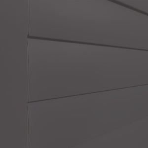 3er-Set Aluminium Schiebetür für Pergola, Lamellen, 206x272cm