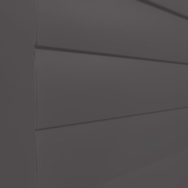 3er-Set Aluminium Schiebetür für Pergola, Lamellen, 206x272cm