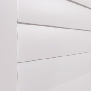 3er-Set Aluminium Schiebetür weiss für Pergola 206x272cm