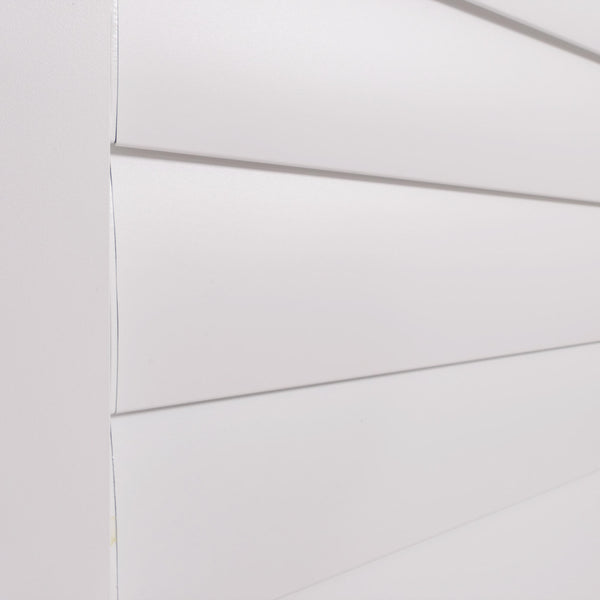3er-Set Aluminium Schiebetür weiss für Pergola 206x272cm