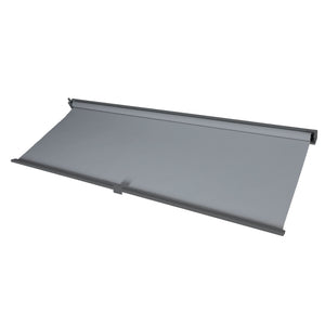 Seitenwand für Pergola 3x3m anthrazit aus Textilstoff