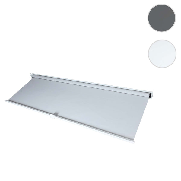 Ersatz Seitenwand für Pergola 3x3m Weiss Textil Wetterschutz