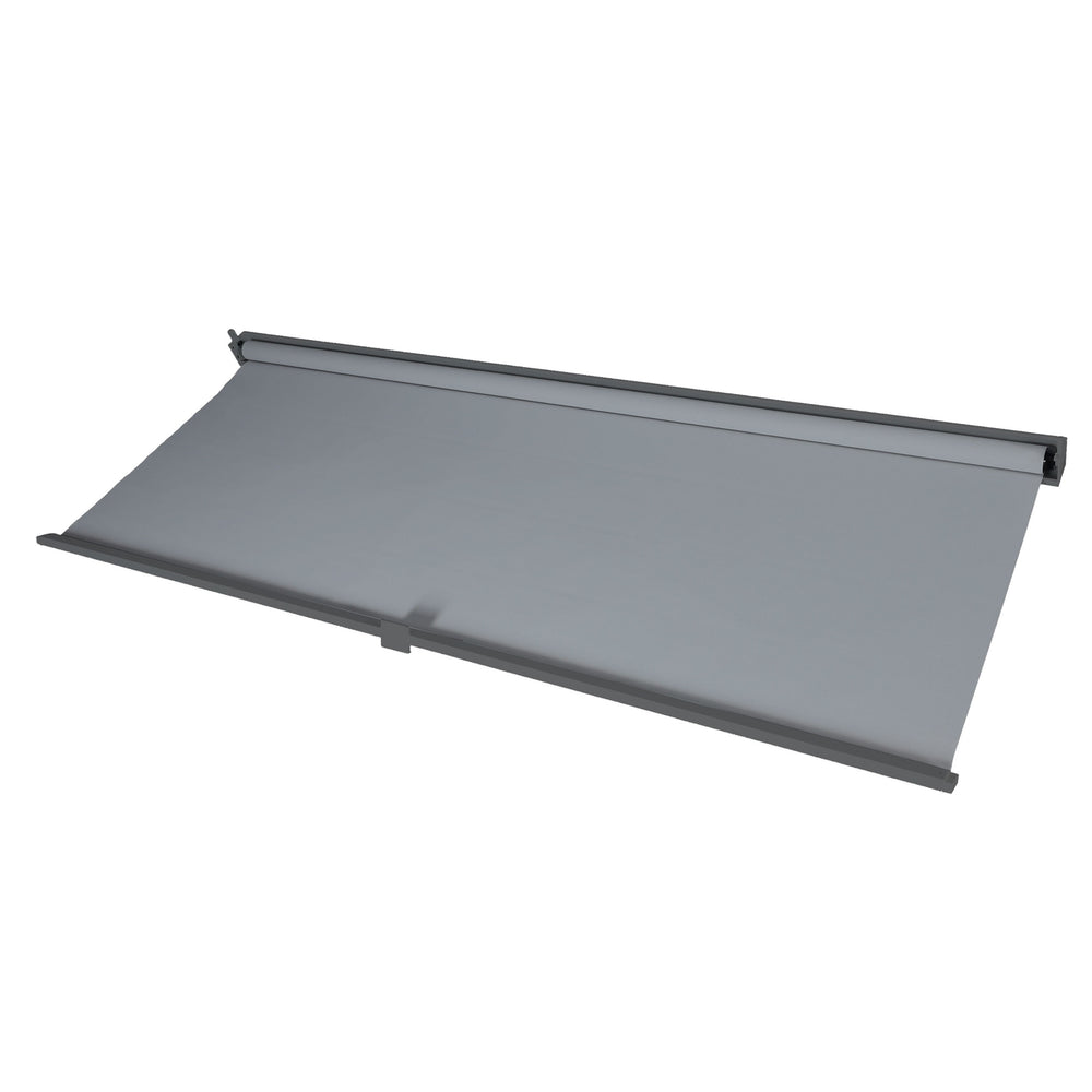 Ersatz Seitenwand Pavillon 3x3,7m anthrazit wetterfest Textil
