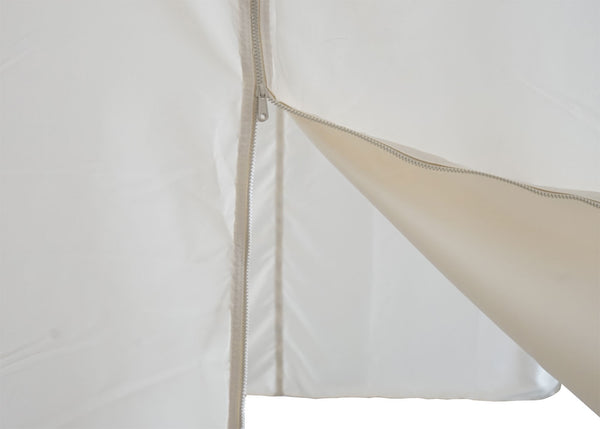 Seitenwände für Pergola Pavillon 3x3m creme 4er-Set wetterfest