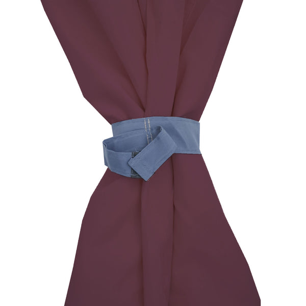 Seitenwände Set für Pergola 4x4m, Ersatz aus Polyester, rot-braun