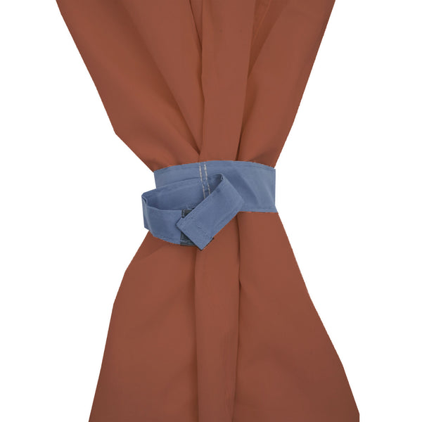 Seitenwand Set 4-teilig für Pergola 4x4m, Polyester terracotta