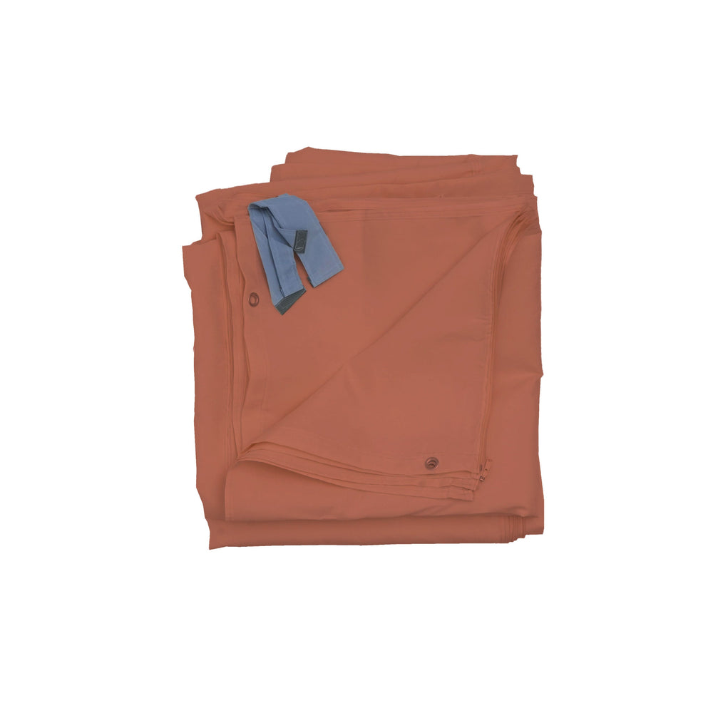 Seitenwand Set 4-teilig für Pergola 4x4m, Polyester terracotta