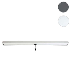 Sturmfeste Ersatzseitenwand weiss 3x3m für Pergola Pavillon