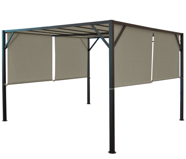 Ersatzdach für Pergola Village 3x3m taupe – wetterfest