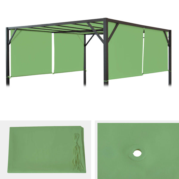 Ersatzdach für Pergola Village 4x4m in Grün Wetterfest