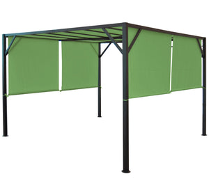 Ersatzdach für Pergola Village 4x4m in Grün Wetterfest