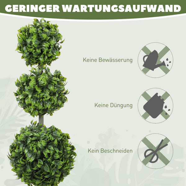 Pflanze künstlich im Topf dekorative Zimmerdekoration grün