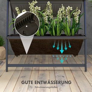 Pflanzentreppe Pflanzenregal wetterfest stapelbar für Garten Balkon