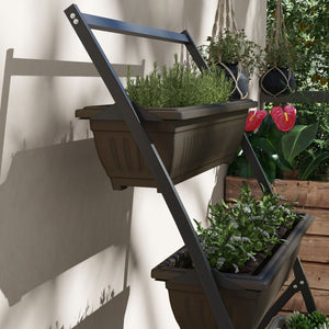 Pflanzentreppe Pflanzenregal wetterfest stapelbar für Garten Balkon