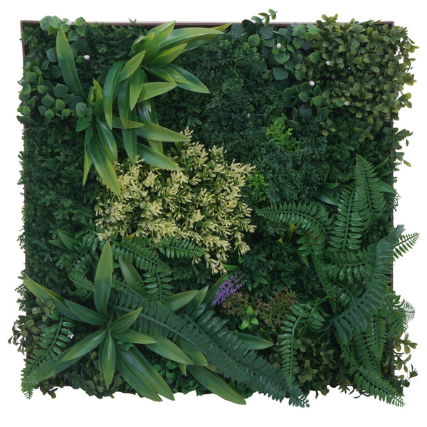 Künstliche Pflanzenwand 50x50cm – Wanddeko für Innen & Aussen