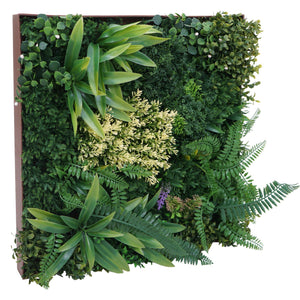 Künstliche Pflanzenwand 50x50cm – Wanddeko für Innen & Aussen