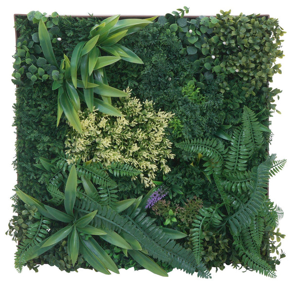 Künstliche Pflanzenwand 50x50cm – Wanddeko für Innen & Aussen