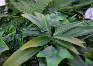 Künstliche Pflanzenwand 1m² Farn Efeu Wanddeko Indoor Outdoor