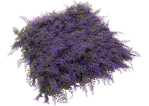 Künstliche Pflanzenwand lila/grün 1m² Wandpaneel für Innen & Aussen