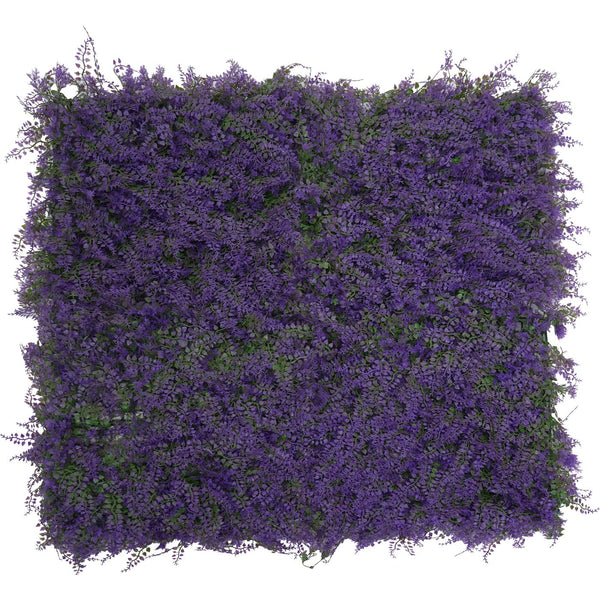 Künstliche Pflanzenwand lila/grün 1m² Wandpaneel für Innen & Aussen