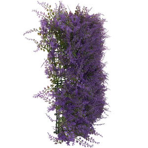 Künstliche Pflanzenwand lila/grün 1m² Wandpaneel für Innen & Aussen