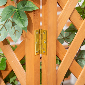 Pflanzkasten mit Rankhilfe für Garten & Terrasse Braun