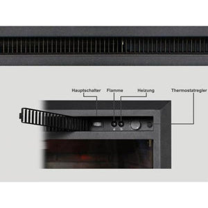 BALDERIA Calida 23" Elektrischer Einbaukamin 3D-Flammeneffekt