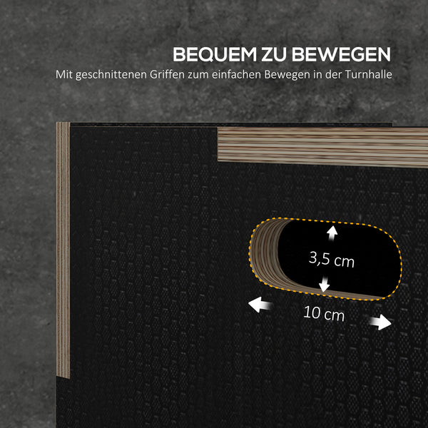 Plyo Box Sprungbox robust für Fitness bis 120kg schwarz