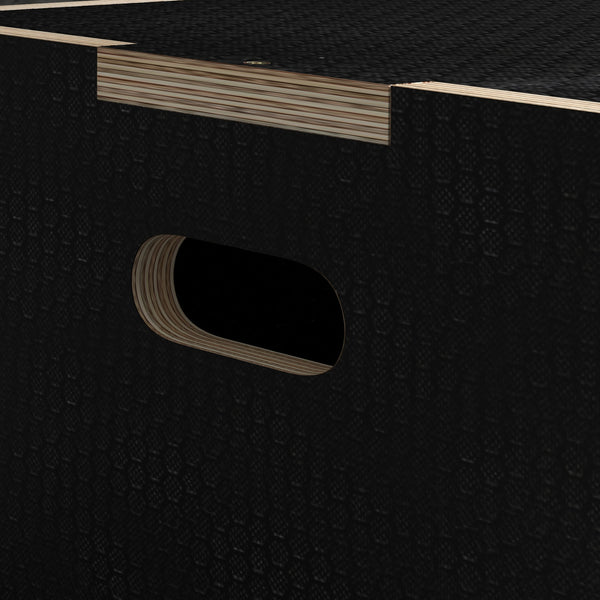 Plyo Box Sprungbox robust für Fitness bis 120kg schwarz