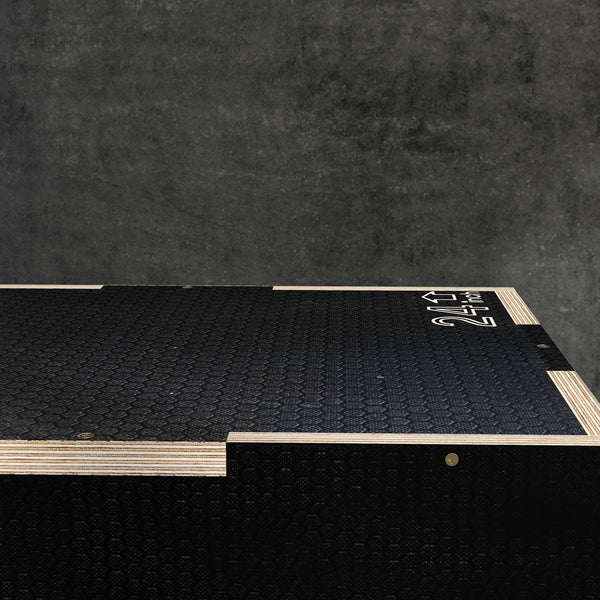 Plyo Box Sprungbox robust für Fitness bis 120kg schwarz
