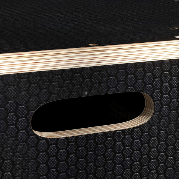 Plyo Box Sprungbox robust für Fitness bis 120kg schwarz