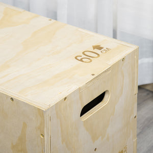 Plyo Box Sprungbox für Heimtraining Fitness Workout aus Holz
