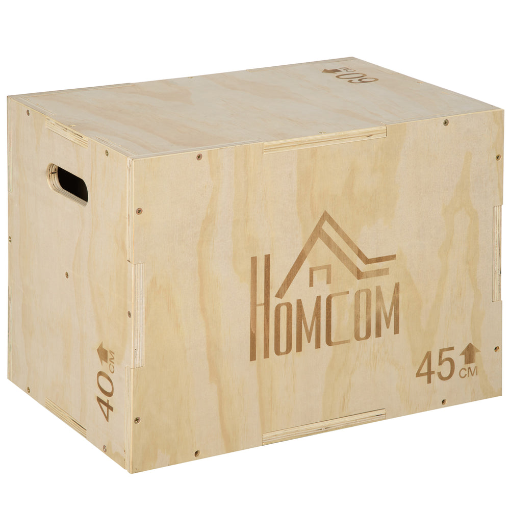 Plyo Box Sprungbox für Heimtraining Fitness Workout aus Holz
