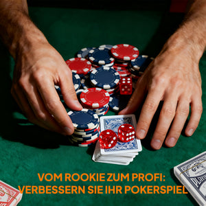 Pokerkoffer Set mit 400 Chips 2 Kartendecks und Zubehör