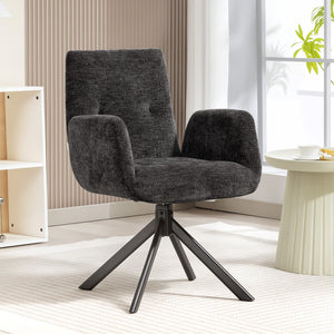Polstersessel modern drehbar belastbar bis 120kg schwarz