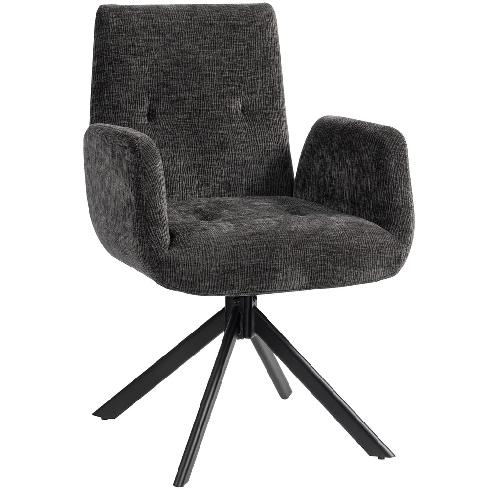 Polstersessel modern drehbar belastbar bis 120kg schwarz