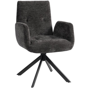 Polstersessel modern drehbar belastbar bis 120kg schwarz