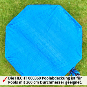 Poolabdeckung für 360cm Pools