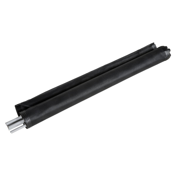 Poolzaun Sicherheitszaun für Kinder 365x126cm Aluminium schwarz