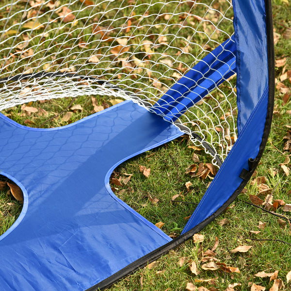 Pop-Up Fussballtore 2er Set faltbar 123x80x80cm Blau